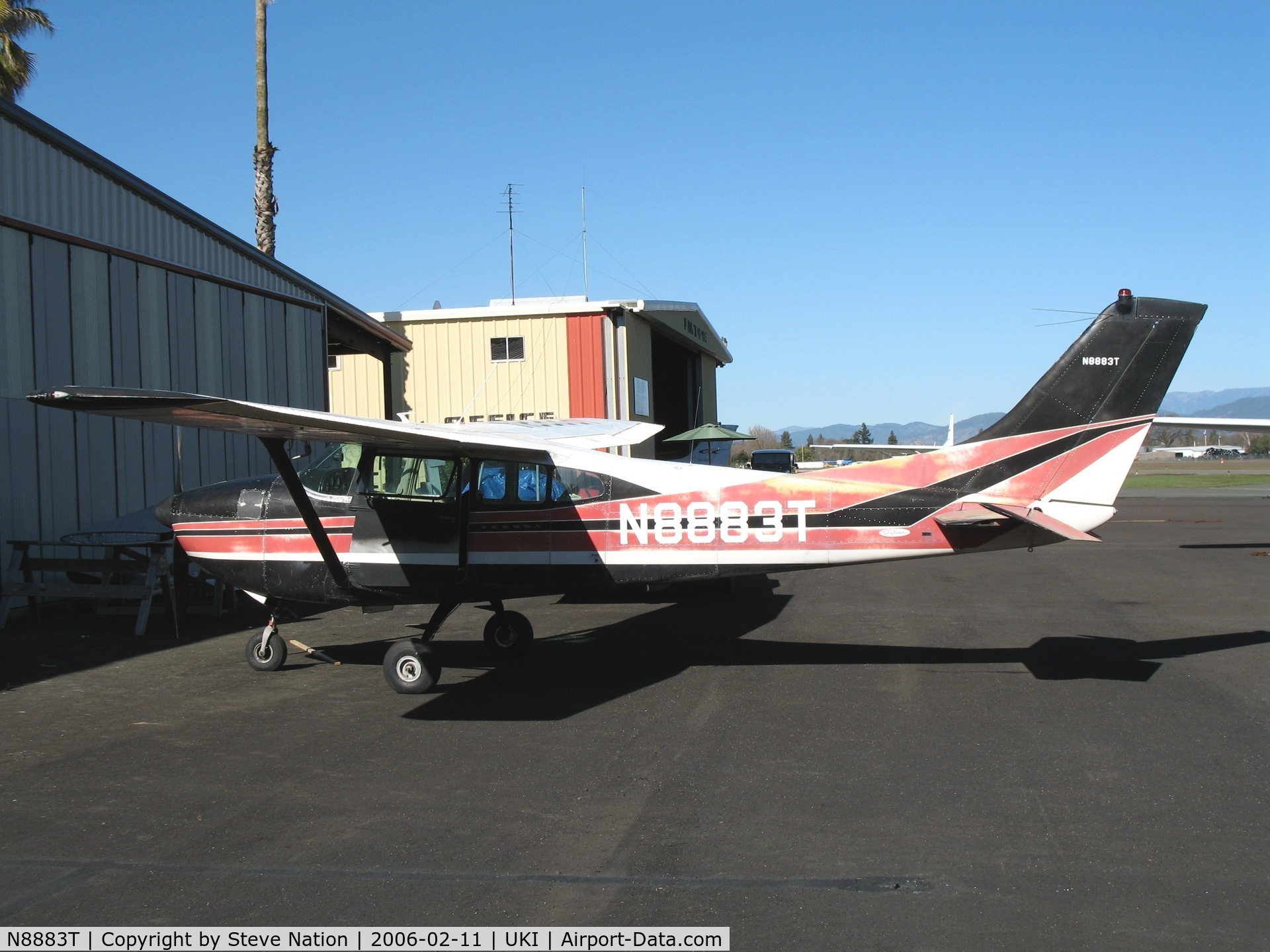 N8883T, 1960 Cessna 182C Skylane C/N 52783, 1960 Cessna 182C at Ukiah, CA