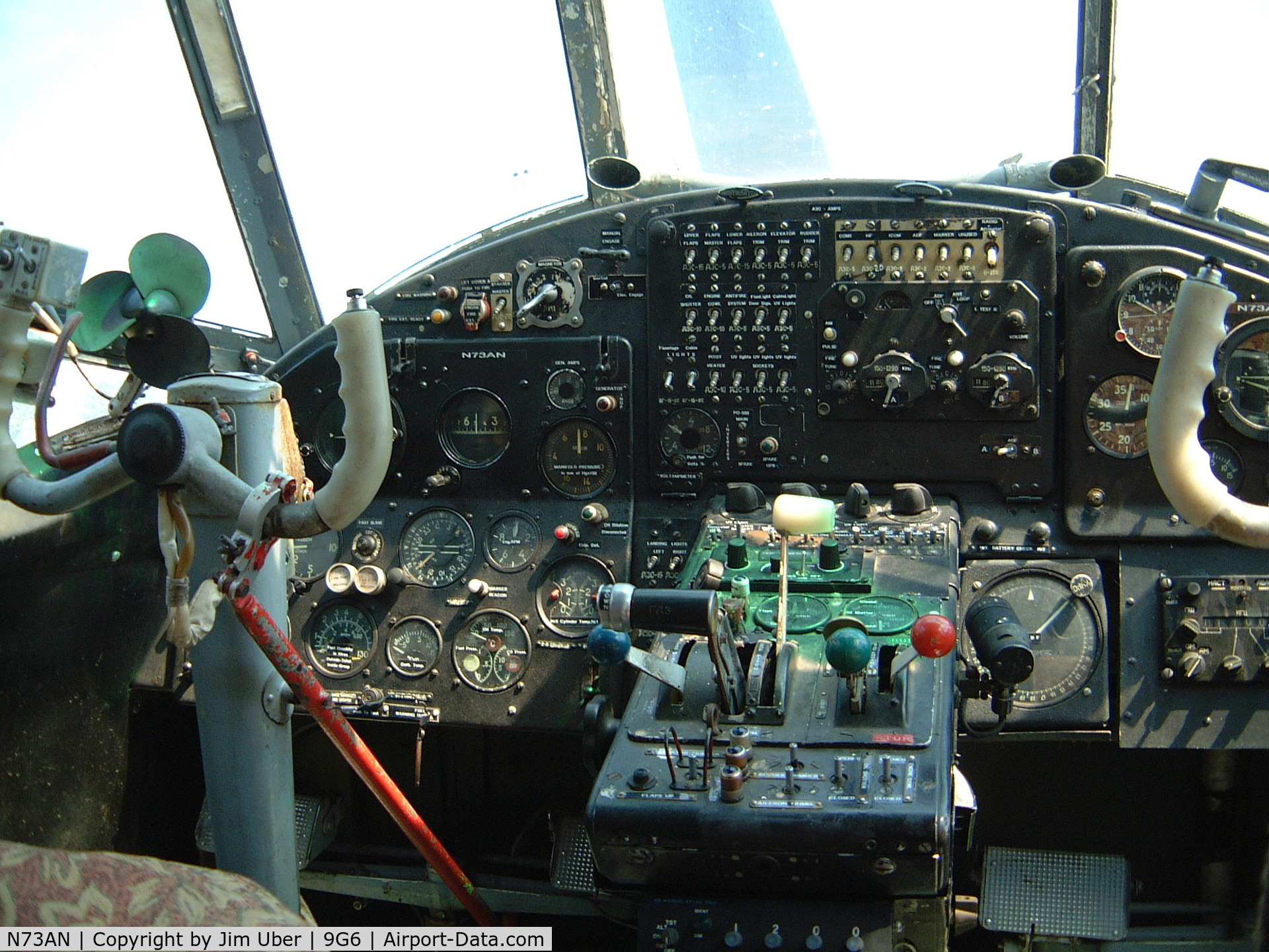 N73AN, 1981 Pzl-mielec AN-2 C/N 1G19147, AN-2 cockpit