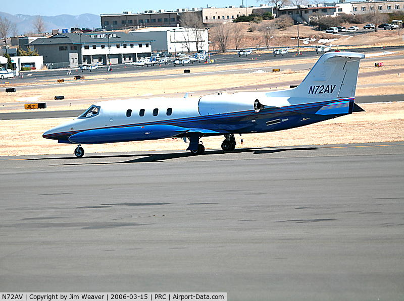 N72AV, 1978 Gates Learjet 36A C/N 040, Photographed at Prescott, AZ