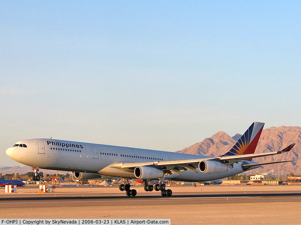 F-OHPJ, 1997 Airbus A340-313X C/N 173, Philippines Airlines / Airbus Industrie A340-313