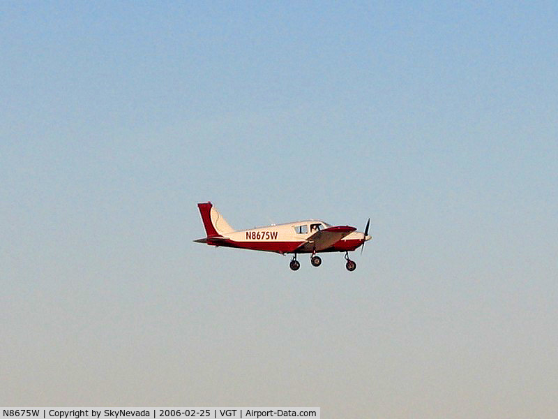 N8675W, 1964 Piper PA-28-235 C/N 28-10205, BR Flyers /  Piper PA-28-235 / I see this one out here a lot.