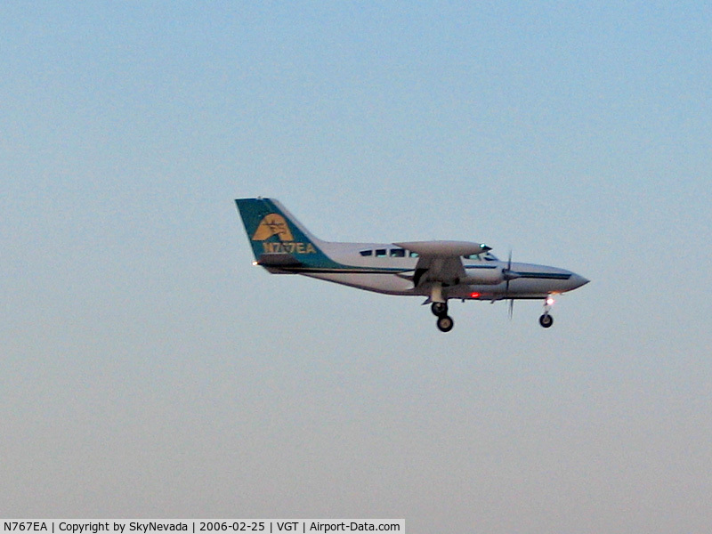 N767EA, 1977 Cessna 402B C/N 402B1244, Eagle Air / Cessna 402B / Far too dark for taking photos.