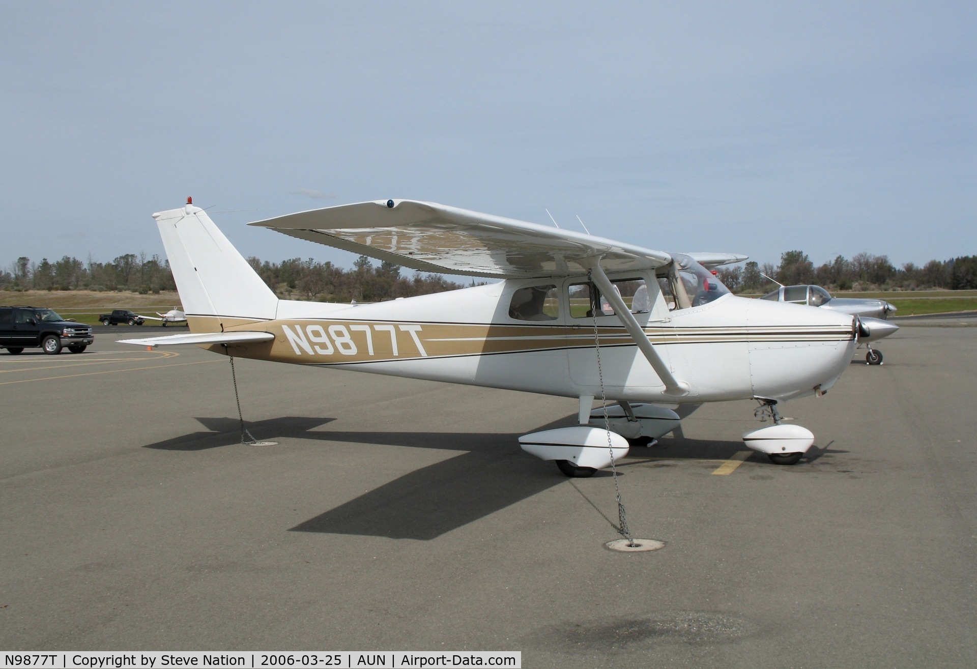 N9877T, 1960 Cessna 172A C/N 47677, 1960 Cessna 172A at Auburn Municipal Airport, CA