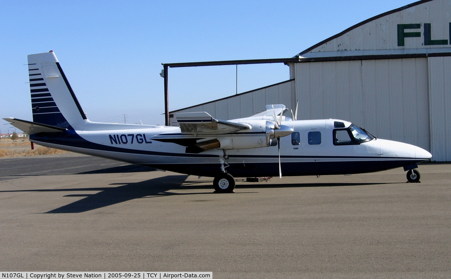 N107GL, 1979 Rockwell 690B Turbo Commander C/N 11554, 1979 Rockwell International 690B @ Tracy Municipal Airport, San Joaquin County, CA