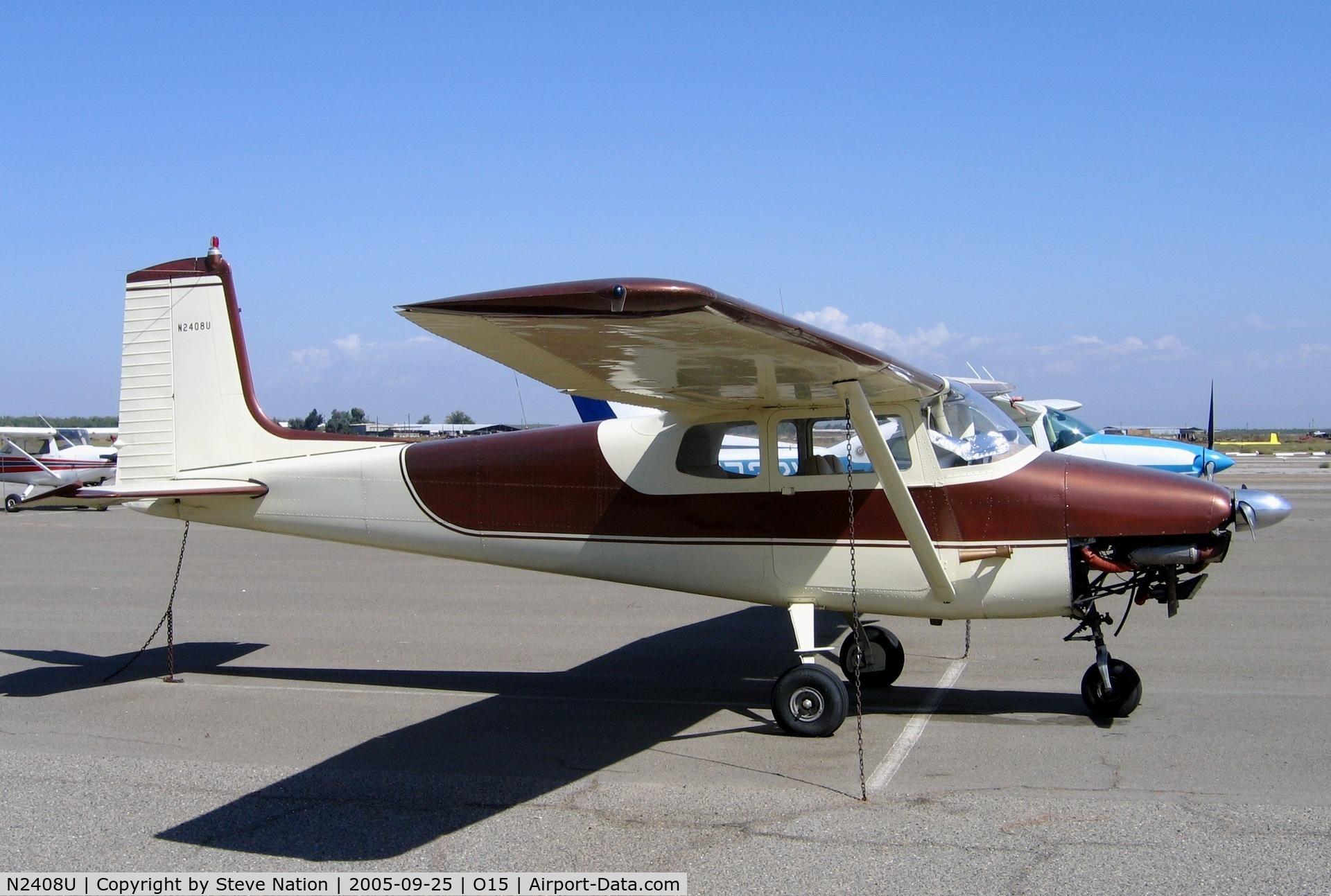 N2408U, 1956 Cessna 172 C/N 29566, Our Land Corp straight tail 1956 Cessna 172 @ Turlock Municipal Airport, CA