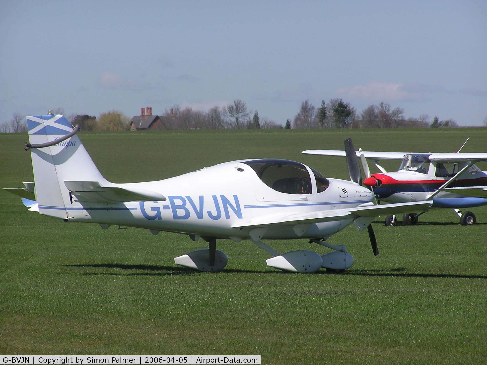 G-BVJN, 1995 Europa Tri-Gear C/N PFA 247-12666, Europa Tri-Gear at Sywell