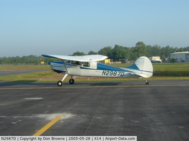 N2987D, 1955 Cessna 170B C/N 26930, At LaBelle Municipal Airport - LaBelle, Fl (X14)