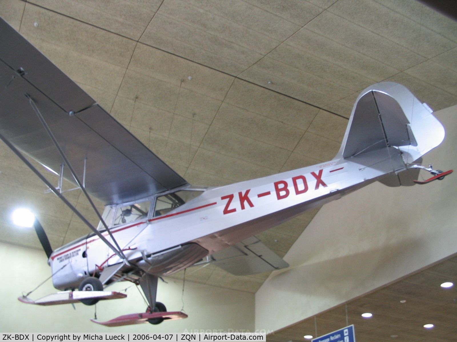 ZK-BDX, Auster J-1A Autocrat C/N 3122, Preserved at Queenstown Franklin Airport