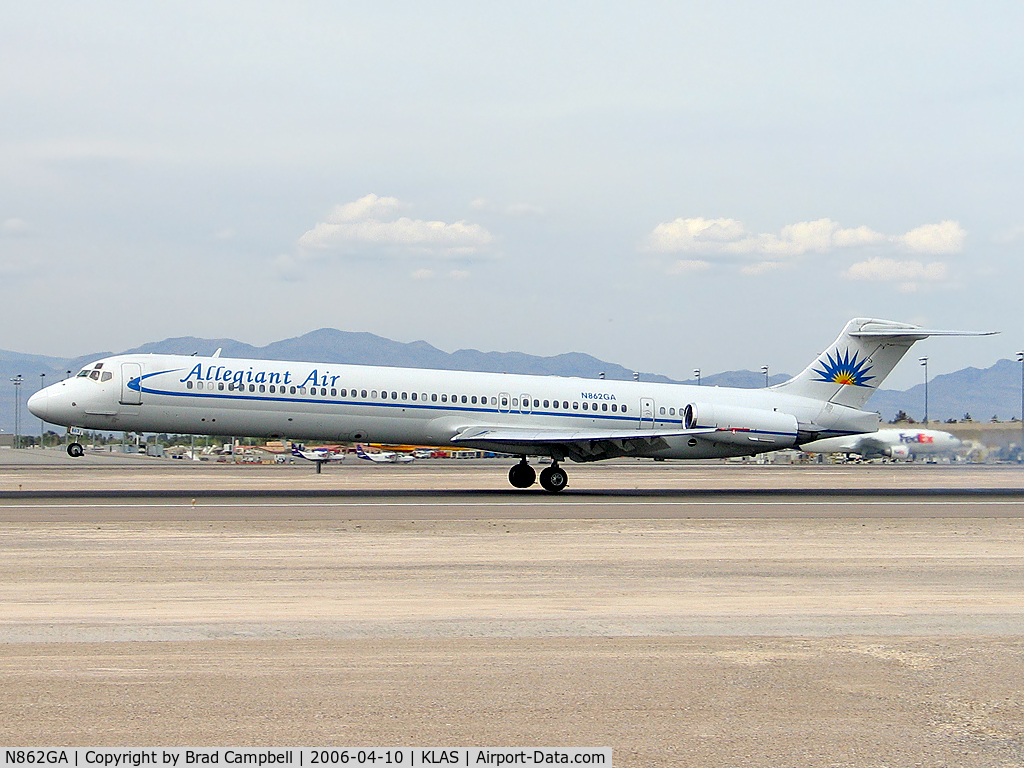 N862GA, 1987 McDonnell Douglas MD-83 (DC-9-83) C/N 49556, Allegiant Air / 1987 McDonnell Douglas DC-9-83(MD-83)