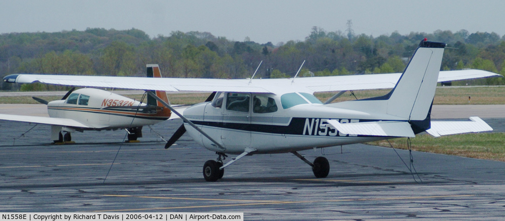 N1558E, 1978 Cessna 172N C/N 17271046, 1978 Cessna 172N tied down in Danville Va.