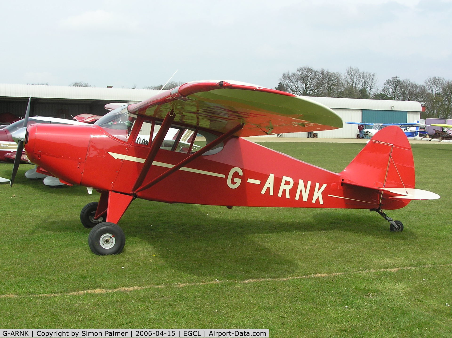 G-ARNK, 1961 Piper PA-22-108 Colt Colt C/N 22-8622, Piper PA-22 converted as taildragger