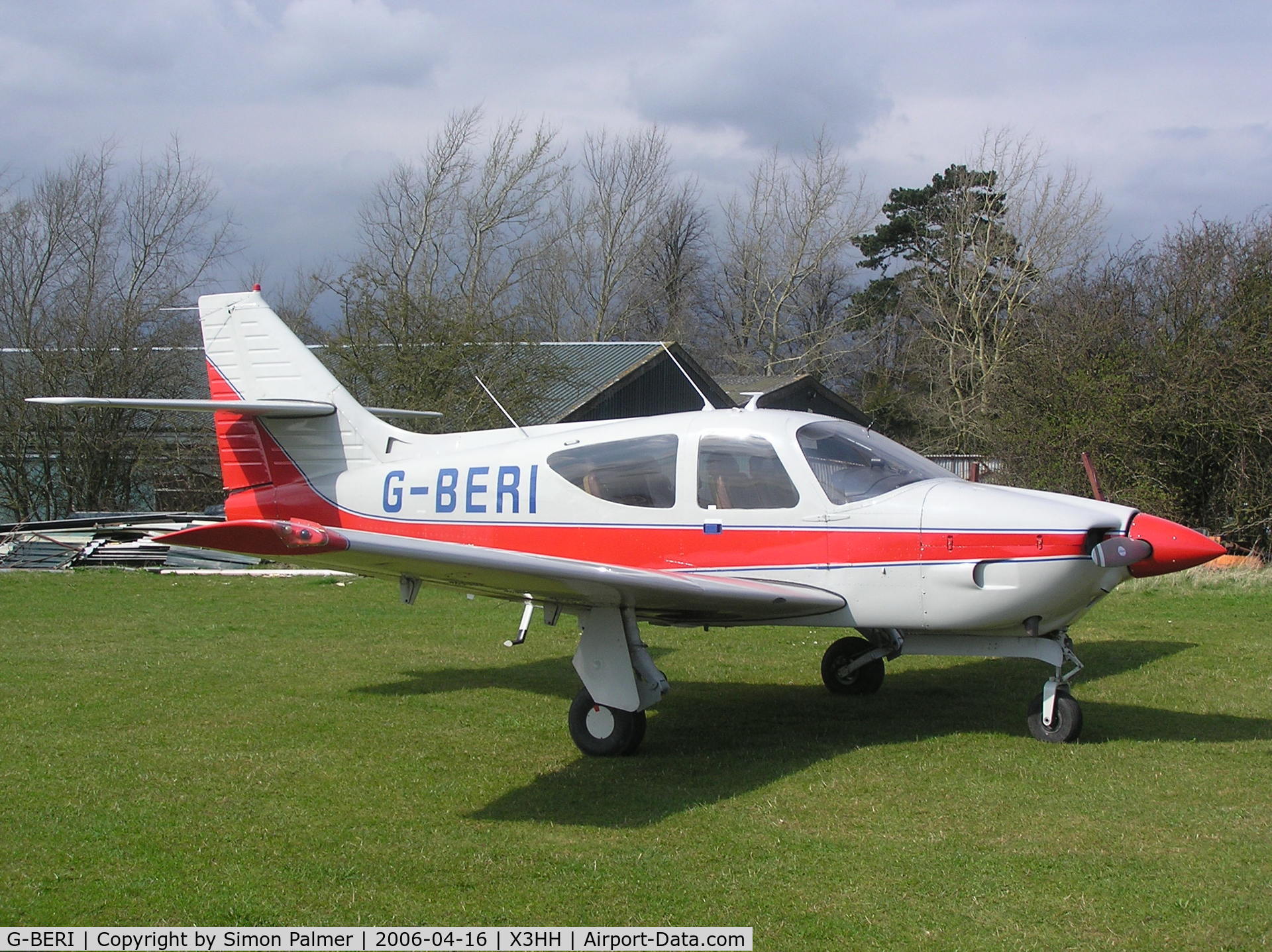G-BERI, 1977 Rockwell Commander 114 C/N 14234, Rockwell Commander 114 at Hinton-in-the-Hedges