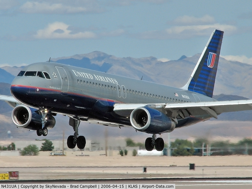 N431UA, 1996 Airbus A320-232 C/N 571, United Airlines / 1996 Airbus Industrie A320-232