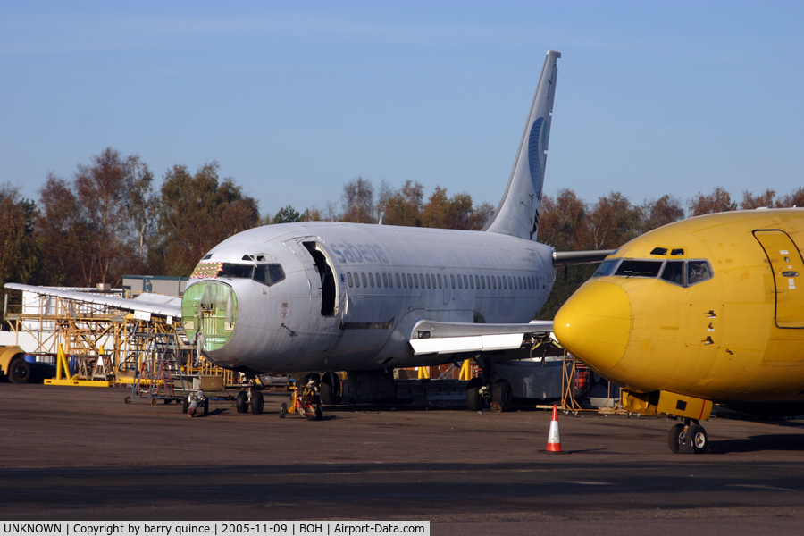 UNKNOWN, Boeing 737 C/N Unknown, EX SABENA 737-200 FOR SPARES