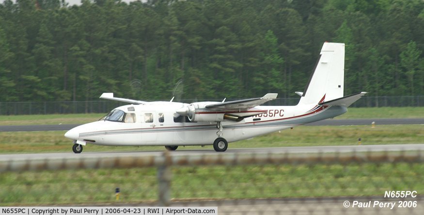 N655PC, 1980 Rockwell International 695 C/N 95015, Taxiing out as the sky gets more and more overcast