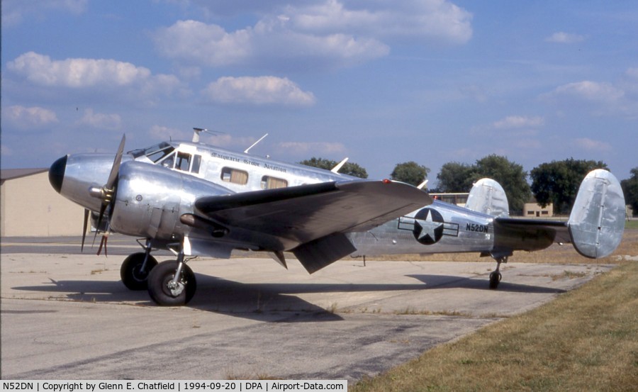 N52DN, 1952 Beech D18S C/N A-846, ex C-45H 52-10916