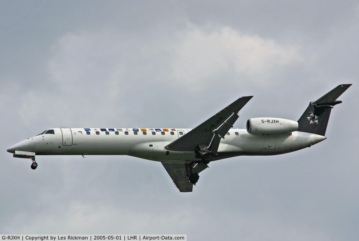 G-RJXH, 2001 Embraer EMB-145EP (ERJ-145EP) C/N 145442, Embraer RJ145EP