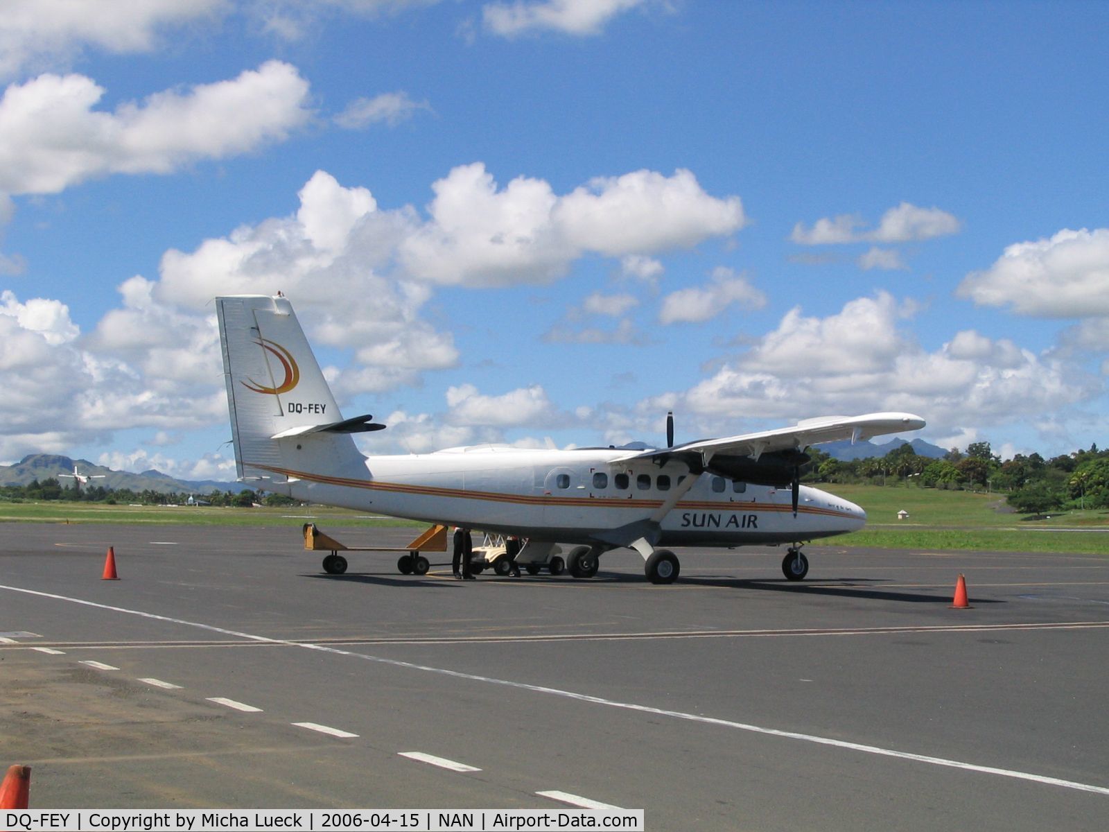 DQ-FEY, 1968 De Havilland Canada DHC-6-100 Twin Otter C/N 87, At Nadi, Fiji