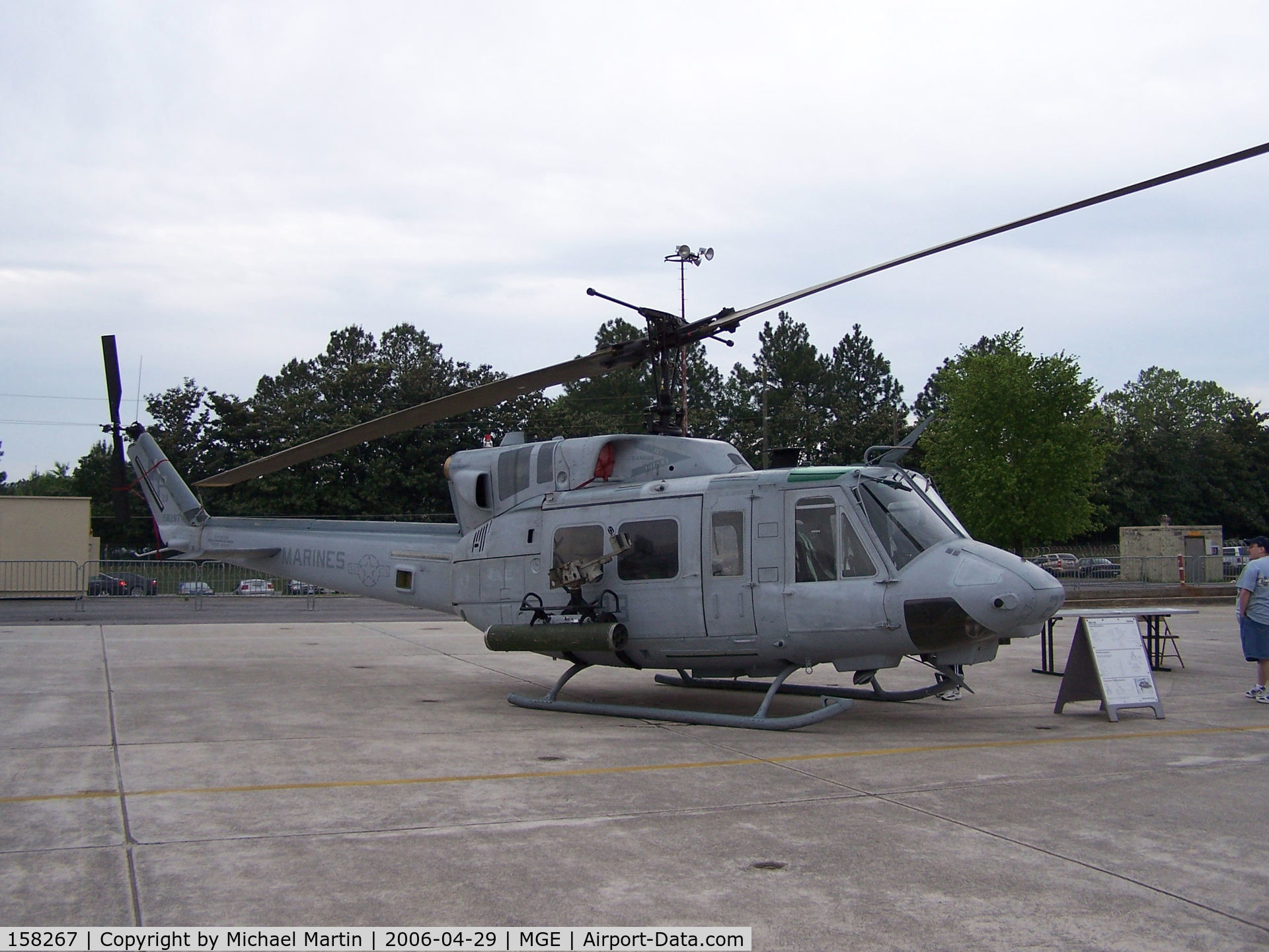 158267, Bell UH-1N Iroquois C/N 31438, On Display @ NAS Atlanta Air Show