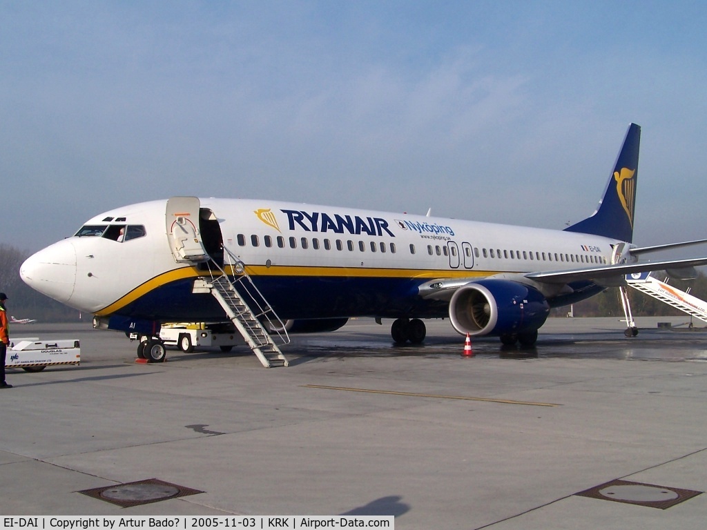 EI-DAI, 2003 Boeing 737-8AS C/N 33547, Ryanair Boeing 737-8AS