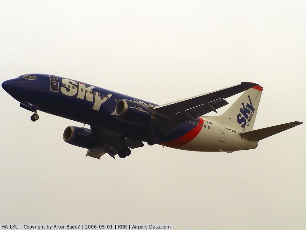 HA-LKU, 1999 Boeing 737-33V C/N 29336, Sky Europe - Boeing 737-300