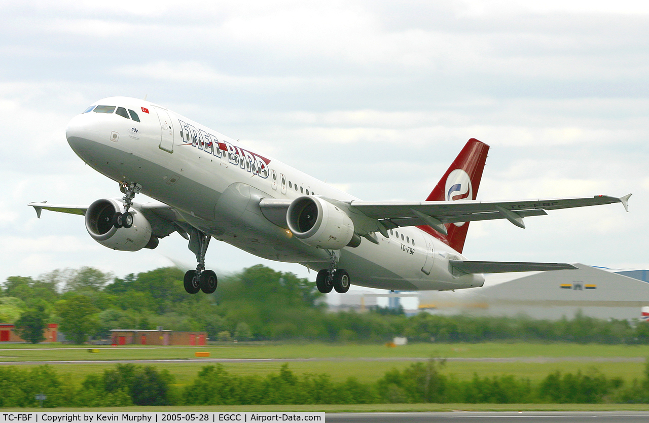 TC-FBF, 1991 Airbus A320-211 C/N 288, Turkish beauty leaving 24L.