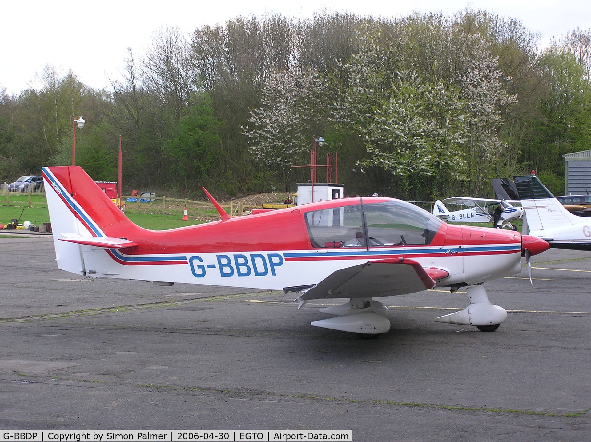G-BBDP, 1973 Robin DR-400-160 Chevalier C/N 853, Robin DR400 at an airfield in Kent