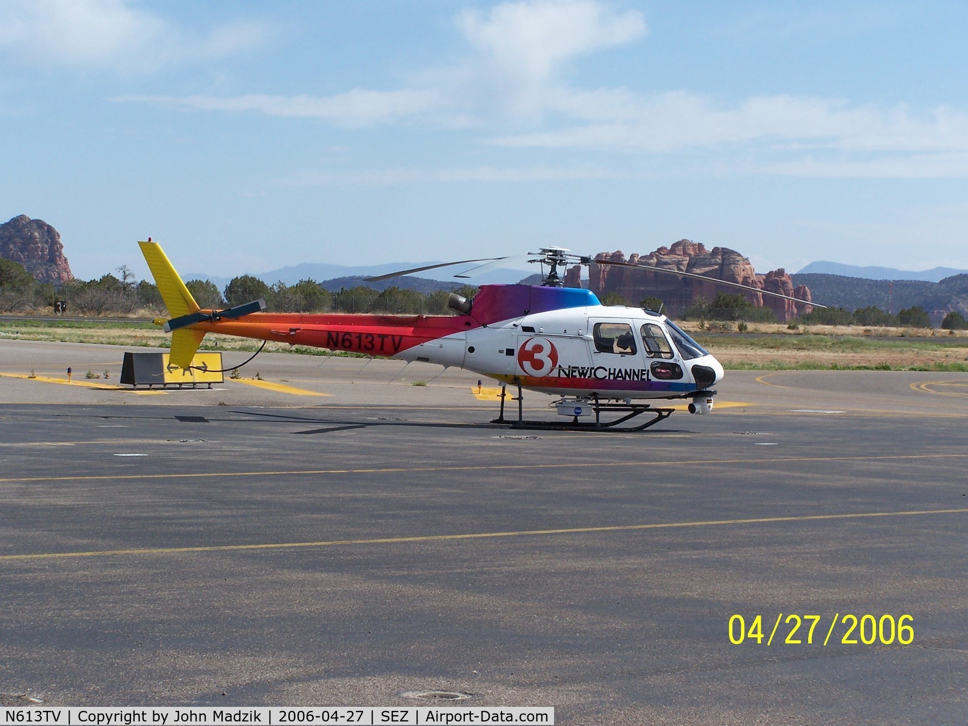 N613TV, 2007 Eurocopter AS-350B-2 Ecureuil Ecureuil C/N 4291, Sedona Airport