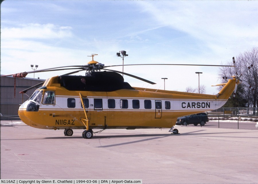 N116AZ, 1964 Sikorsky S-61N C/N 61242, In the area for some heavy lifting