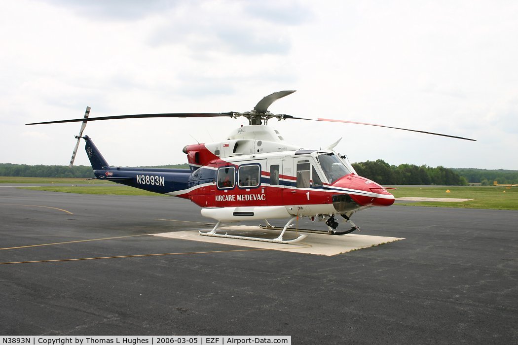 N3893N, 1981 Bell 412 C/N 33010, AeroMed Helicopter