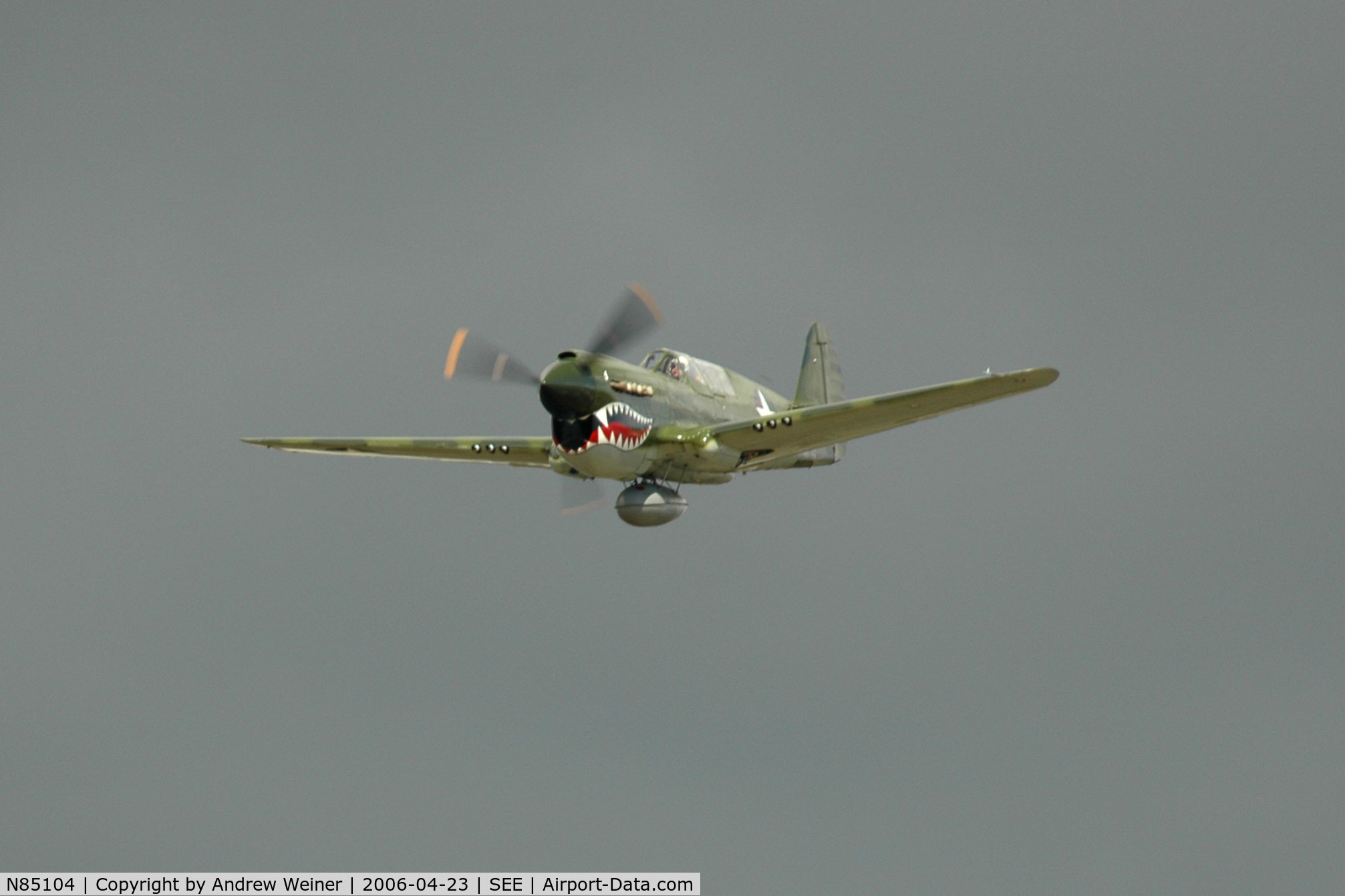 N85104, Curtiss P-40N-5CU Kittyhawk C/N 28954/F858, P-40 @ Wings Over Gillespie
