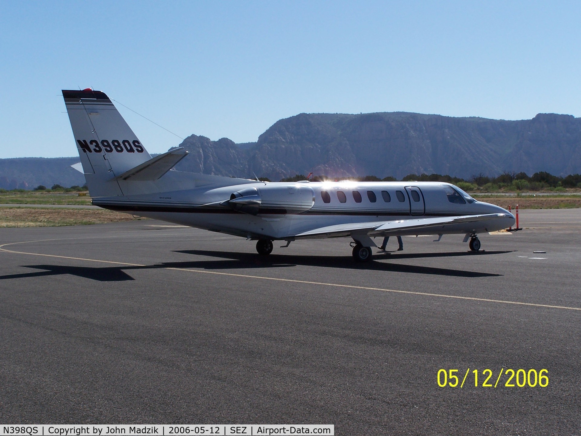 N398QS, 1999 Cessna 560 C/N 560-0522, Sedona Airport