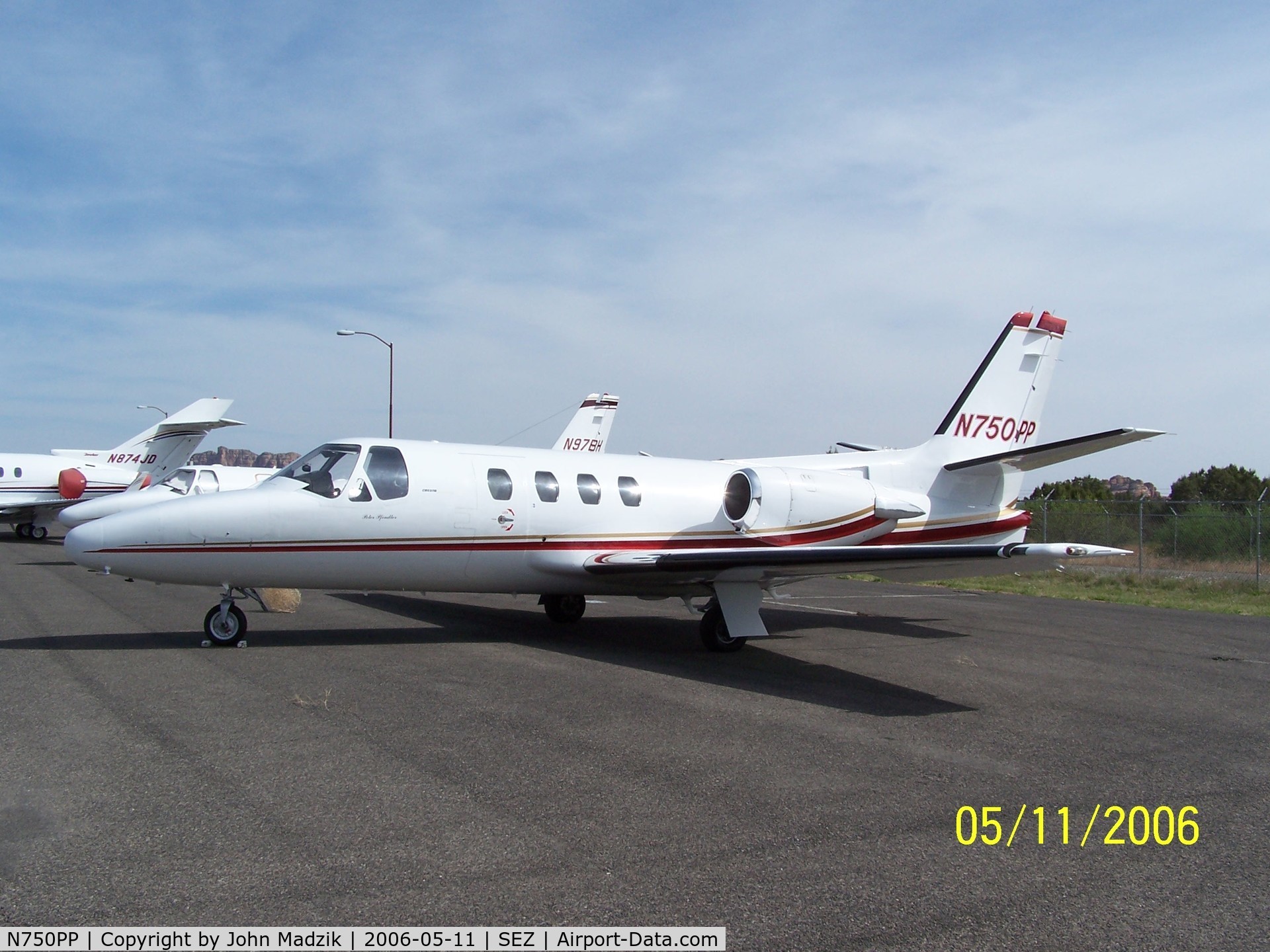 N750PP, 1984 Cessna 501 Citation I/SP C/N 501-0686, Sedona Airport