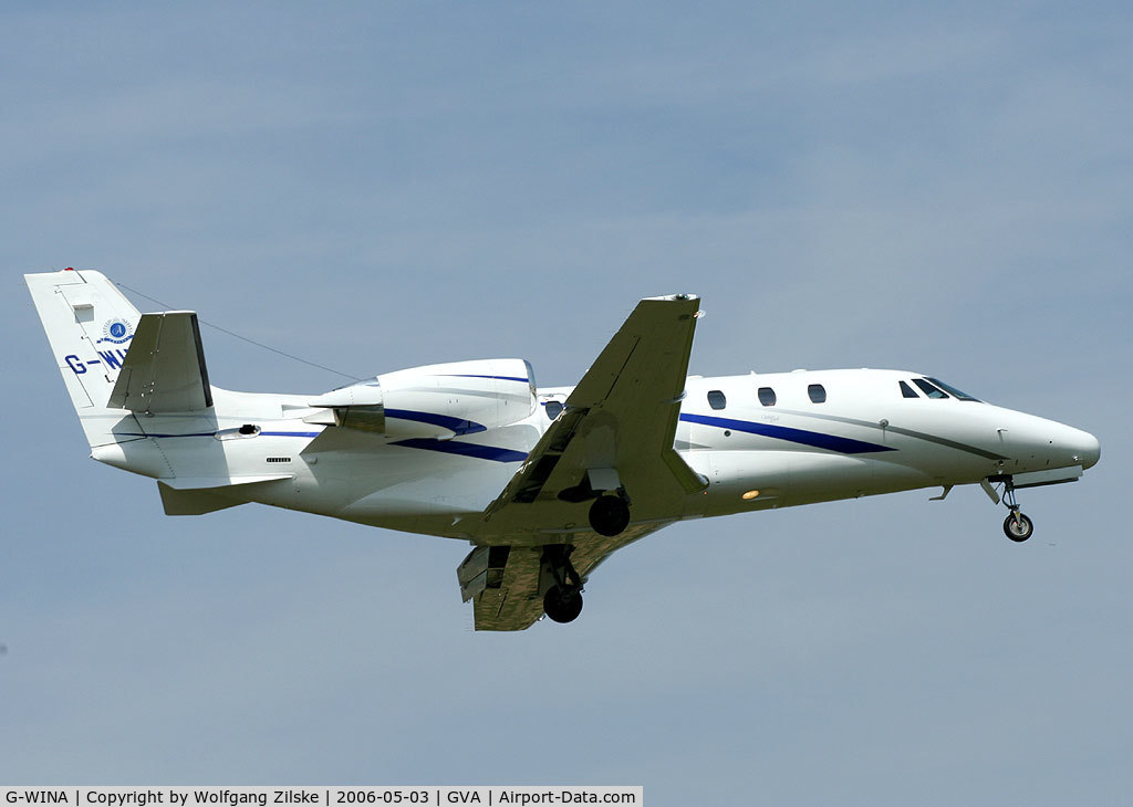 G-WINA, 2003 Cessna 560XL Citation Excel C/N 560-5343, visitor