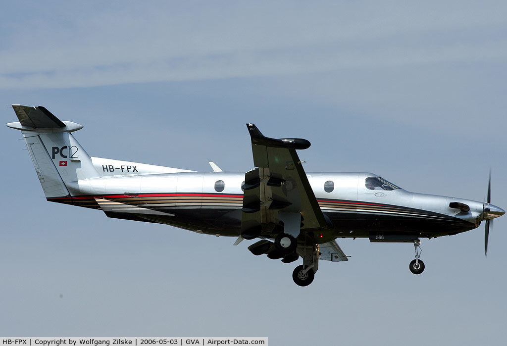 HB-FPX, 2004 Pilatus PC-12/45 C/N 566, visitor