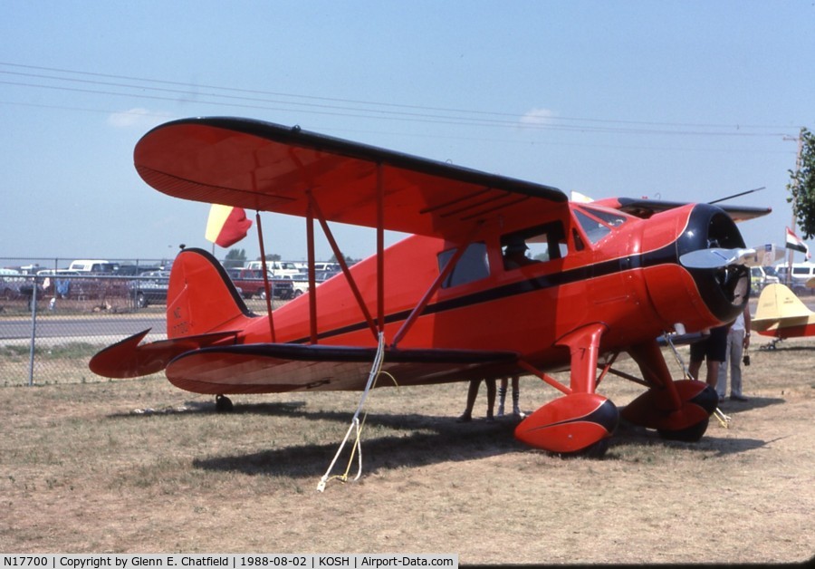 N17700, 1937 Waco VKS-7 C/N 4620, At the EAA Fly In