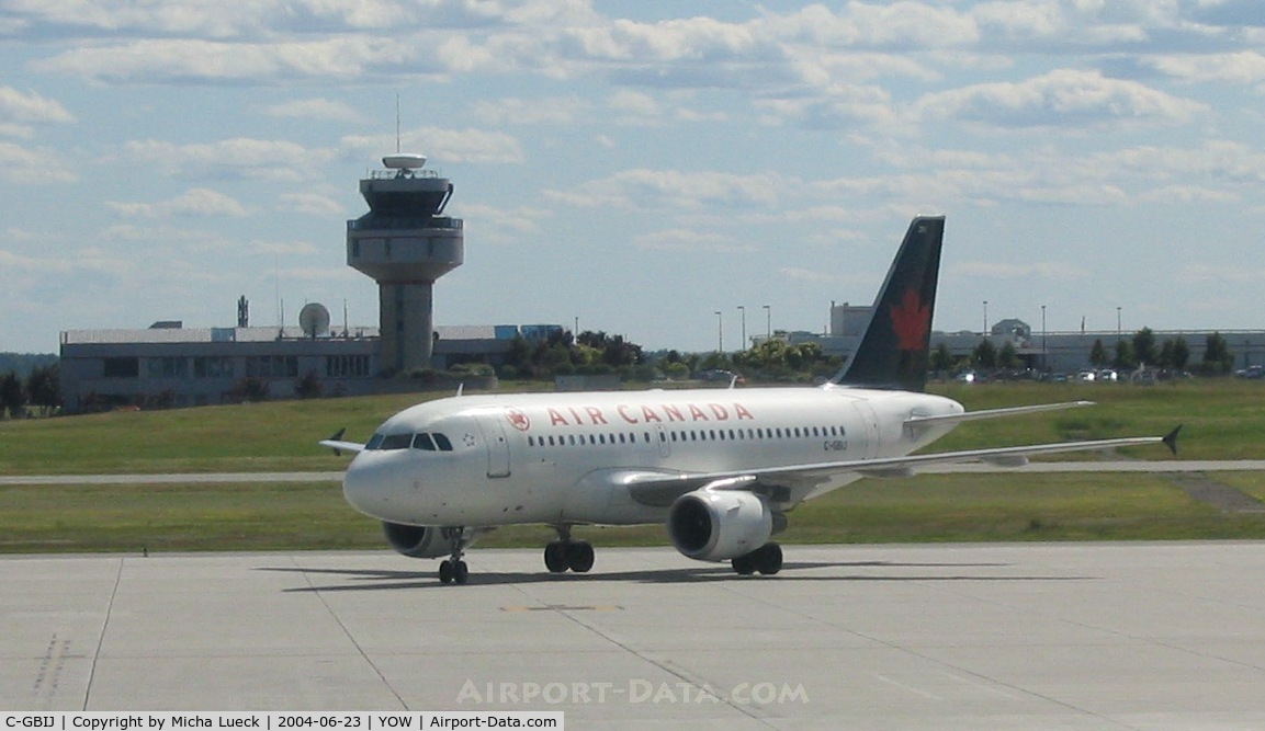 C-GBIJ, 1998 Airbus A319-114 C/N 829, Arriving in Ottawa