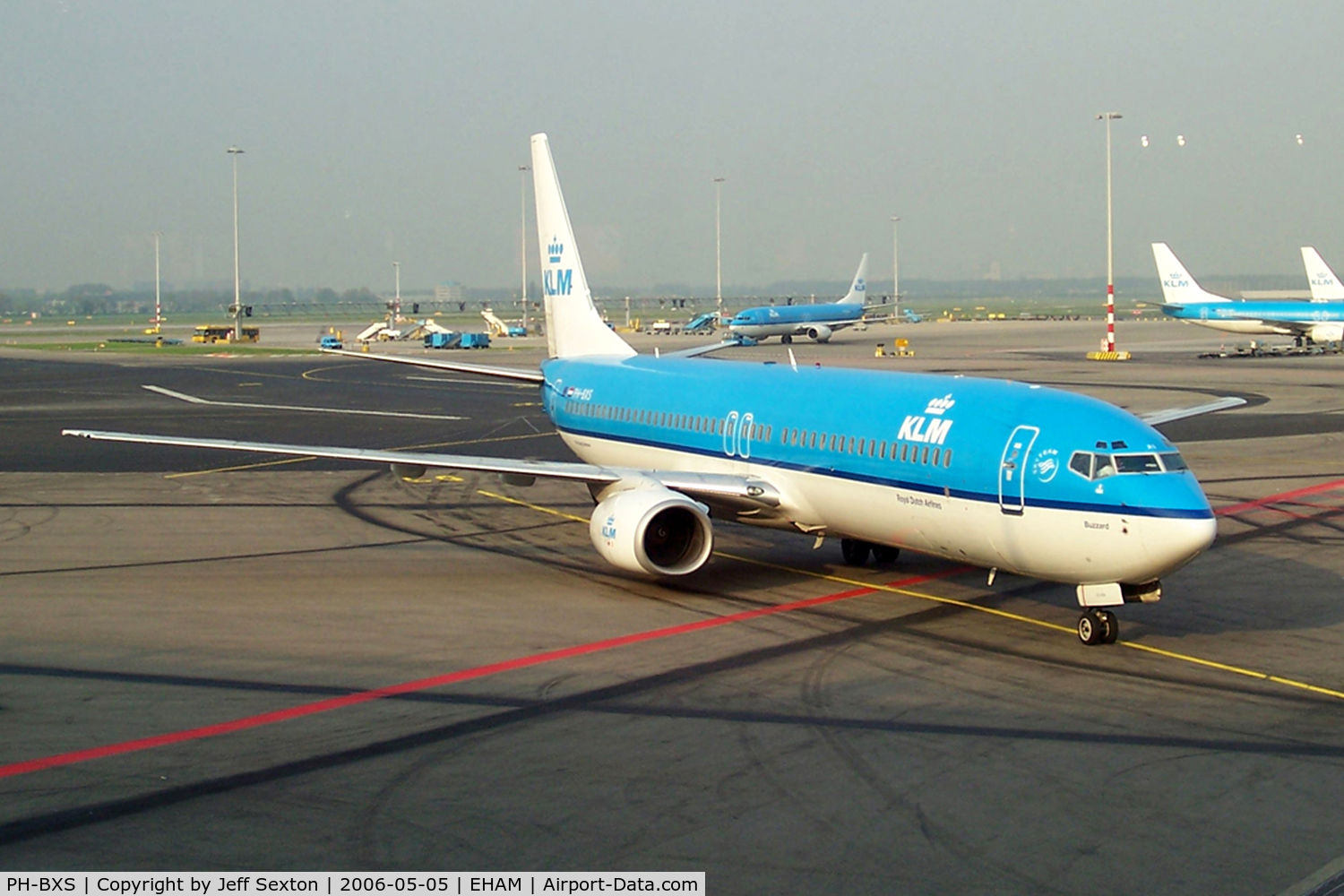 PH-BXS, 2001 Boeing 737-9K2 C/N 29602, Arriving at Schiphol Amsterdam