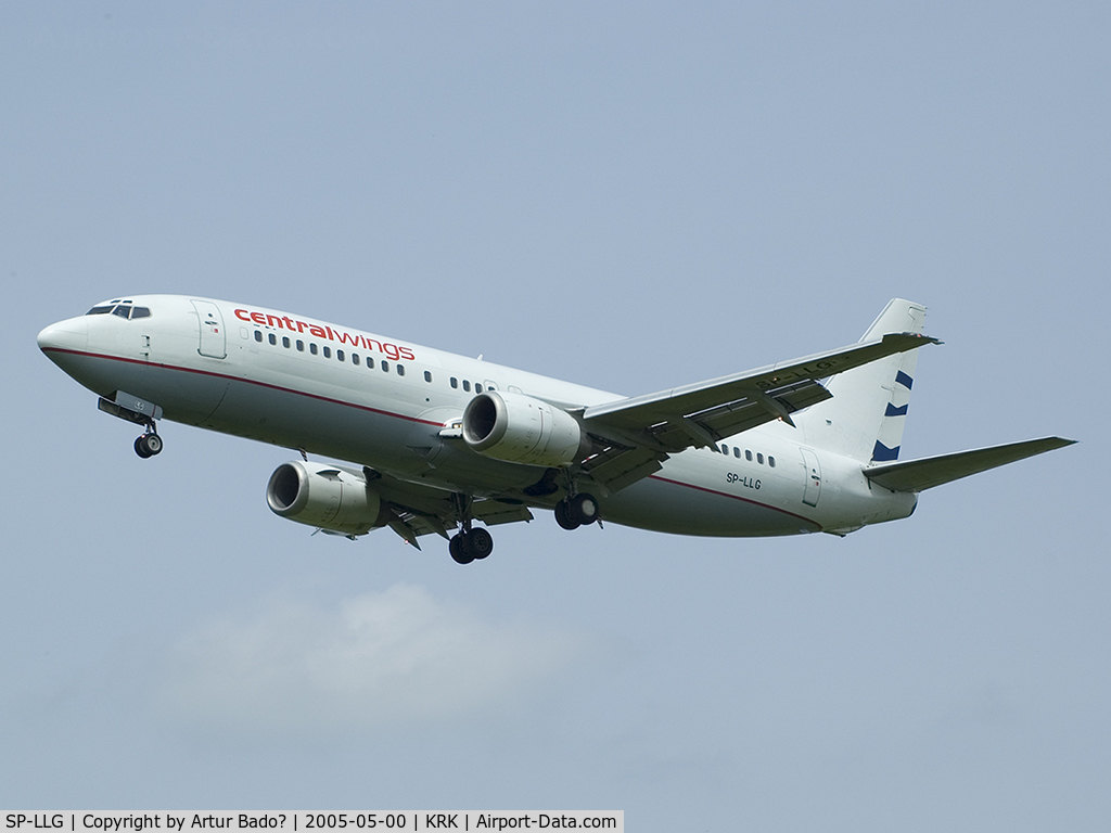SP-LLG, 1997 Boeing 737-45D C/N 28753/2895, Ex Aegan SX-BGN. Now operate for Centralwings - Boeing 737-45D