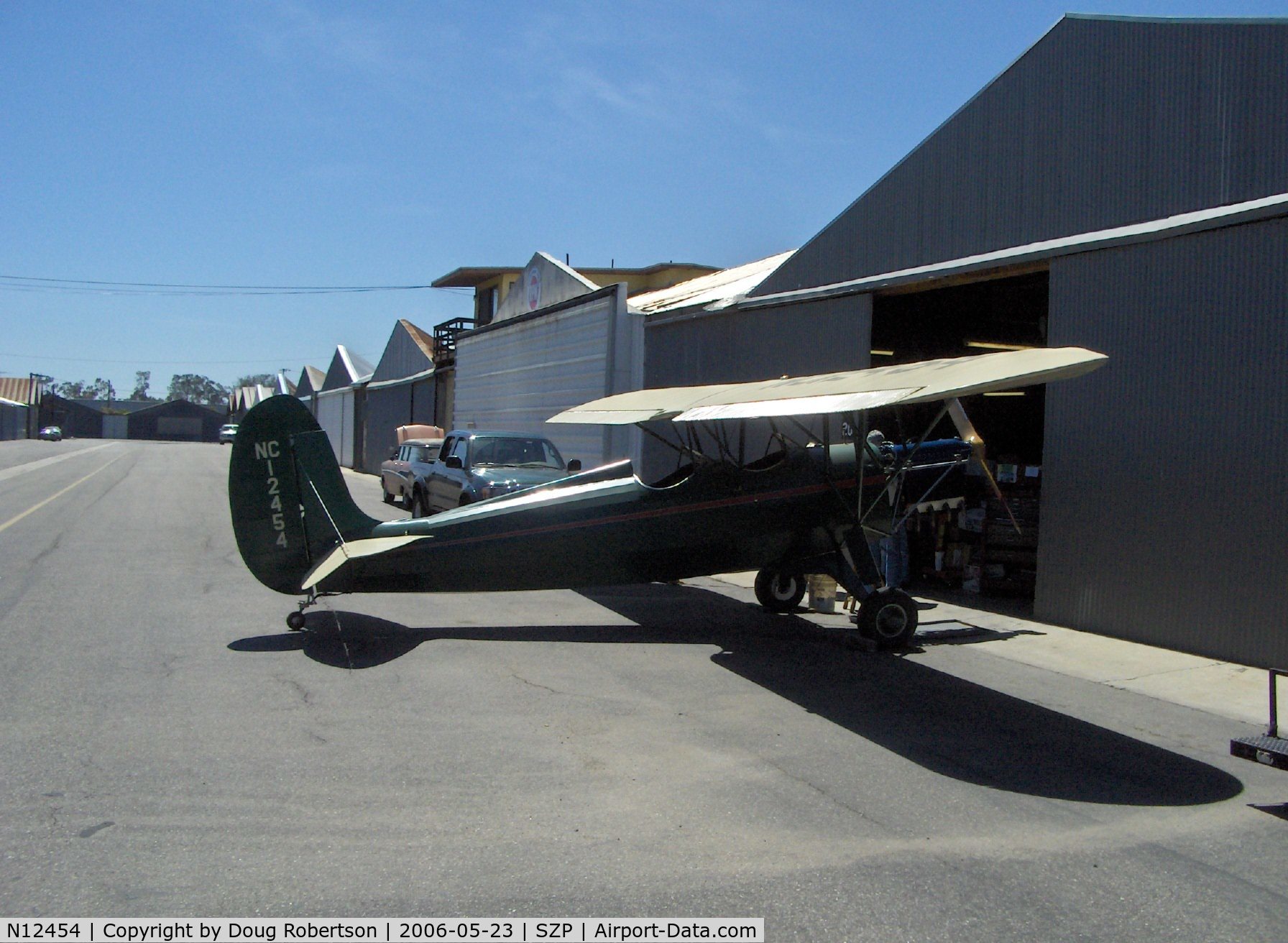 N12454, Fairchild 22 C7B C/N 1503, 1932 Fairchild 22-C7B, Menasco Super Pirate D.4 125 Hp, inverted four cylinder engine, parasol wing