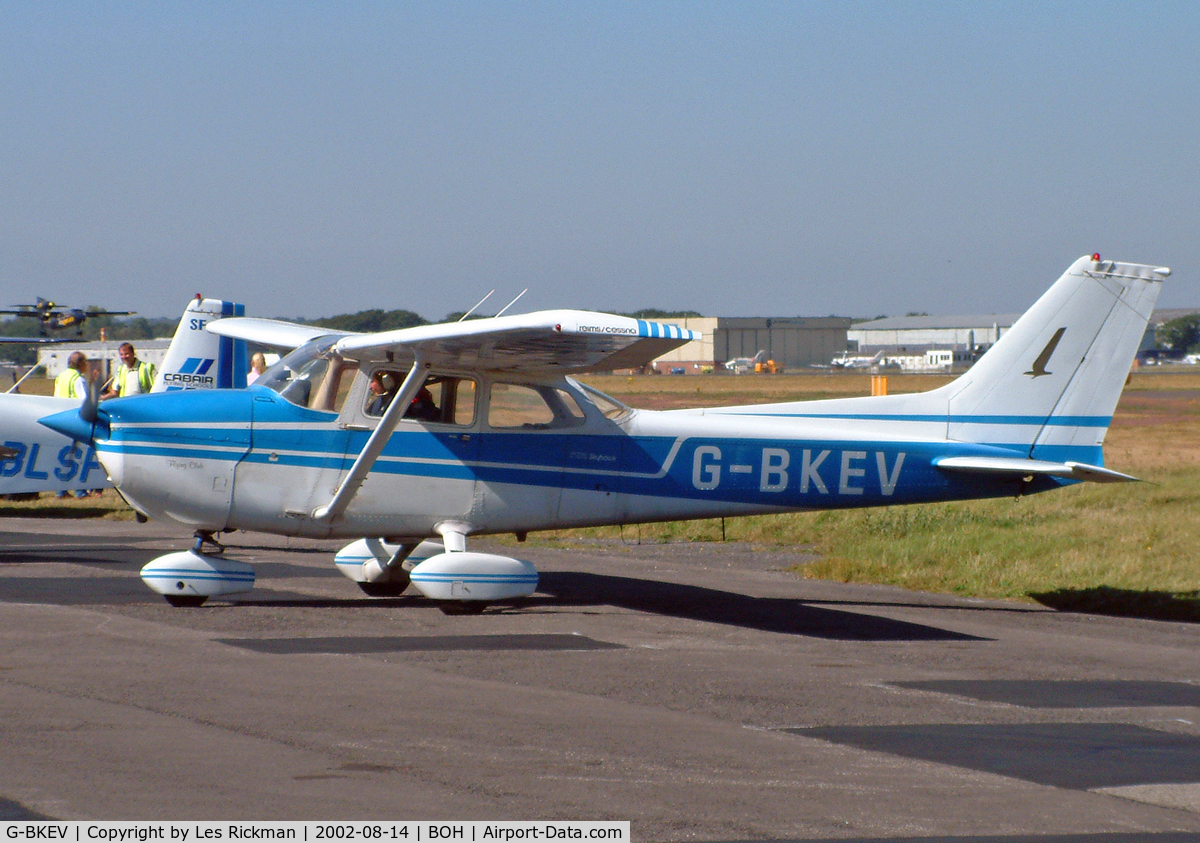 G-BKEV, 1976 Reims F172M Skyhawk Skyhawk C/N 1443, Cessna F.172M