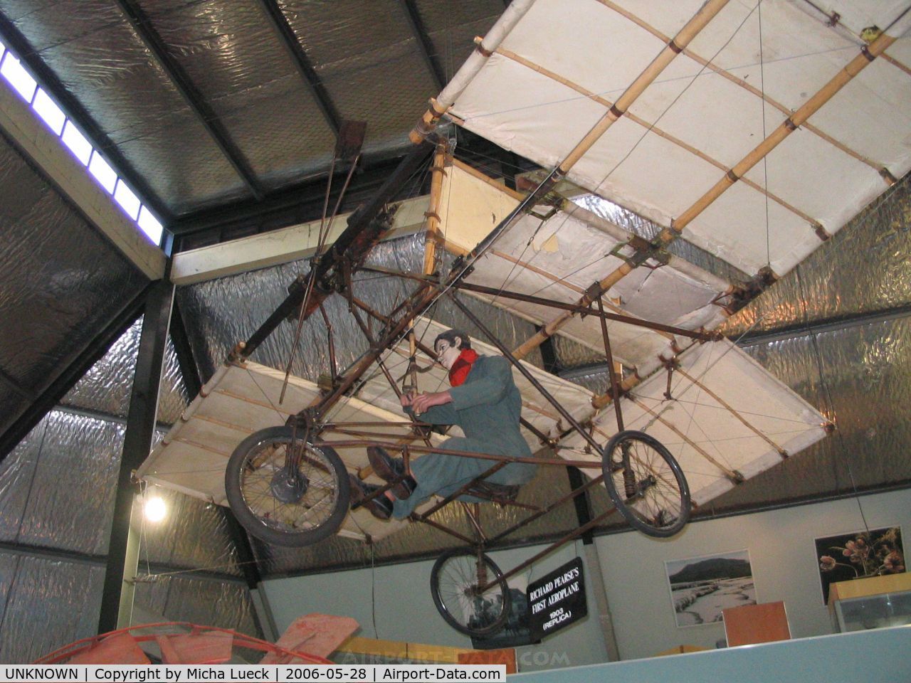 UNKNOWN, Miscellaneous Various C/N unknown, Richard Pearse's first (and most successful) aeroplane, built between 1898 and 1903 (replica). Preserved at the Museum of Transport and Technology (MOTAT) in Auckland, New Zealand.