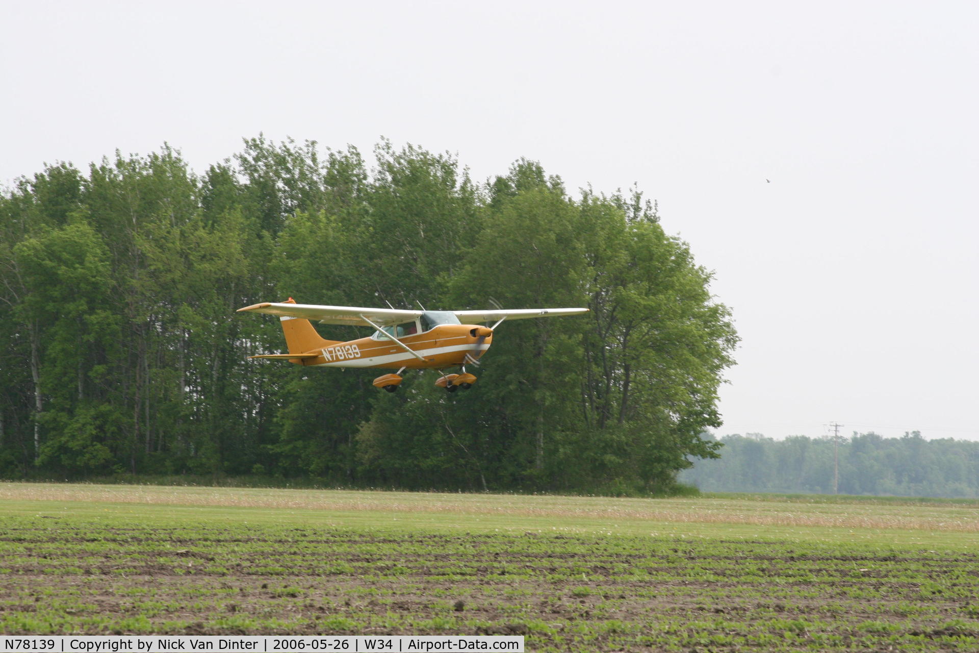 N78139, 1968 Cessna 172K Skyhawk C/N 17257497, 1968 C172K at Shioction, WI