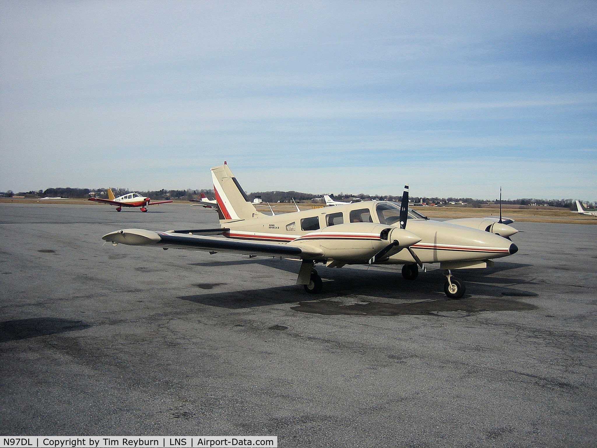 N97DL, 1980 Piper PA-34-200T Seneca II C/N 34-8070207, Lancaster Airport, PA