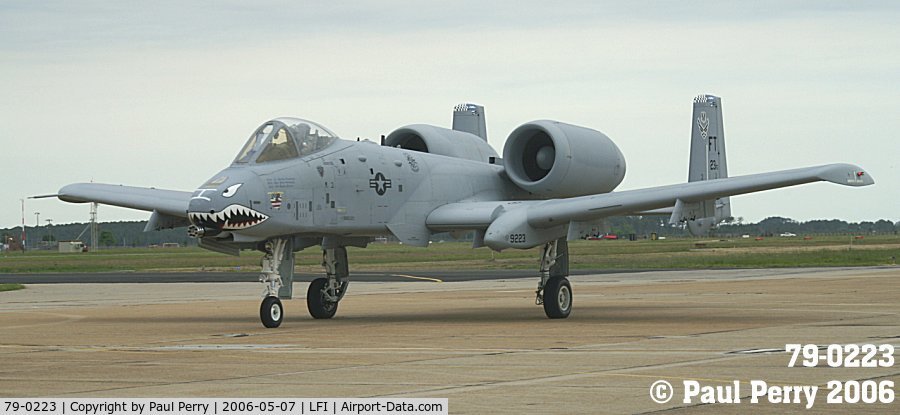 79-0223, 1979 Fairchild Republic A-10A Thunderbolt II C/N A10-0487, I cannot get enough of an A-10.  A beautiful plane to be sure