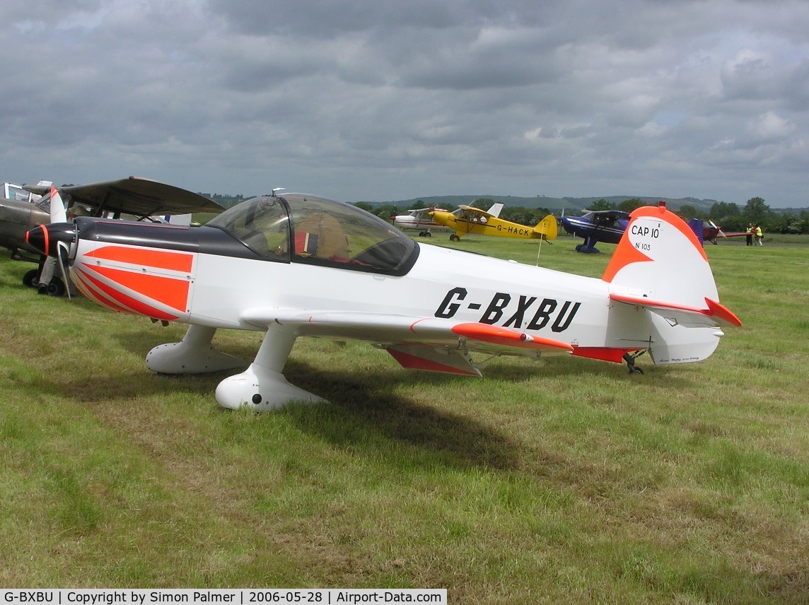 G-BXBU, 1980 Mudry CAP-10B C/N 103, CAP 10b aerobatic aircraft at Keevil