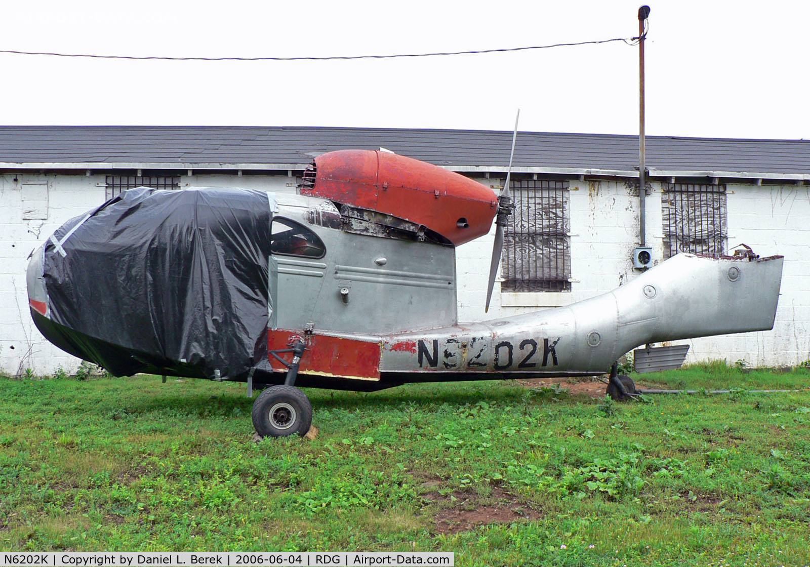 N6202K, 1947 Downer Republic RC-3 Seabee C/N 398, This 1947-vintage Republic RC-3 Seabee has hopes of restoration at the Mid Atlantic Air Museum, Reading, PA.