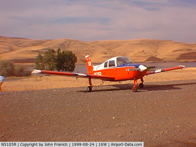 N5105R, 1974 Beech B19 Sport 150 C/N MB-639, Little Goose Dam Gravel Airport