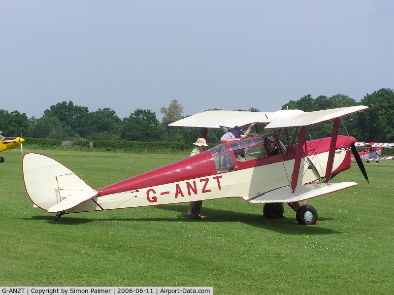 G-ANZT, 1957 Thruxton Jackaroo C/N 84176, Thruxton Jackaroo (cabin Tiger Moth) at Old Warden