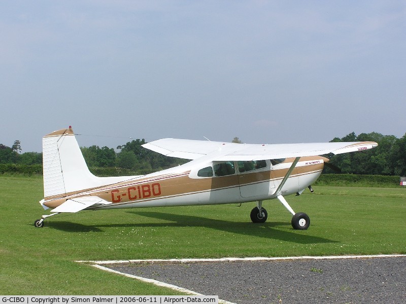 G-CIBO, 1981 Cessna 180K Skywagon C/N 18053177, Cessna Skywagon at Old Warden